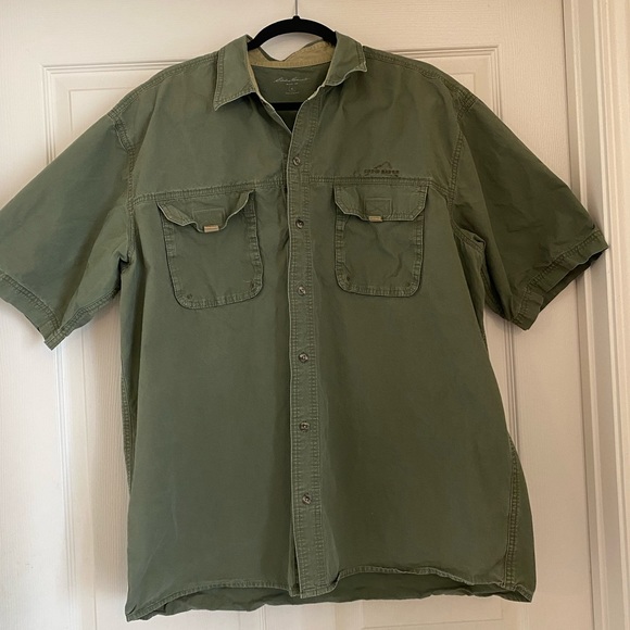 Eddie Bauer Other - ❤️Eddie Bauer green button up shirt